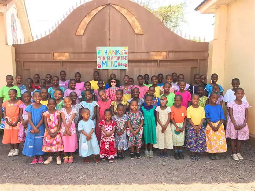 MGRC girls say thank you