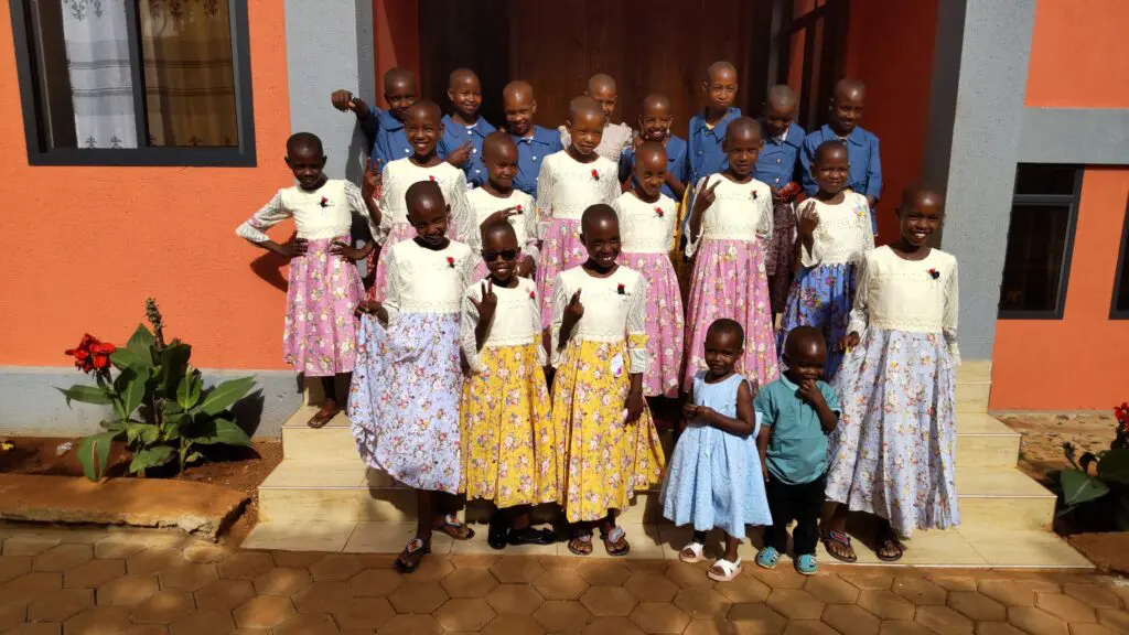 Maasai girls ready for MGRC's Christmas Celebration Maasai girls ready for MGRC's Christmas Celebration