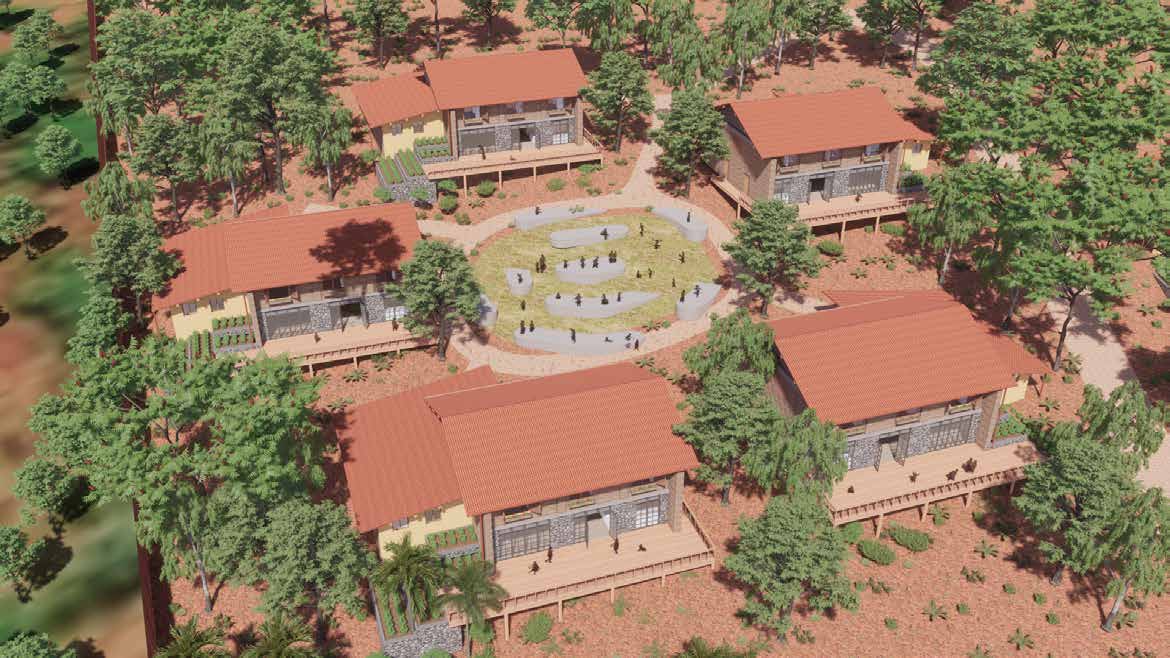 Girls home designs in the MGRC ecoVillage