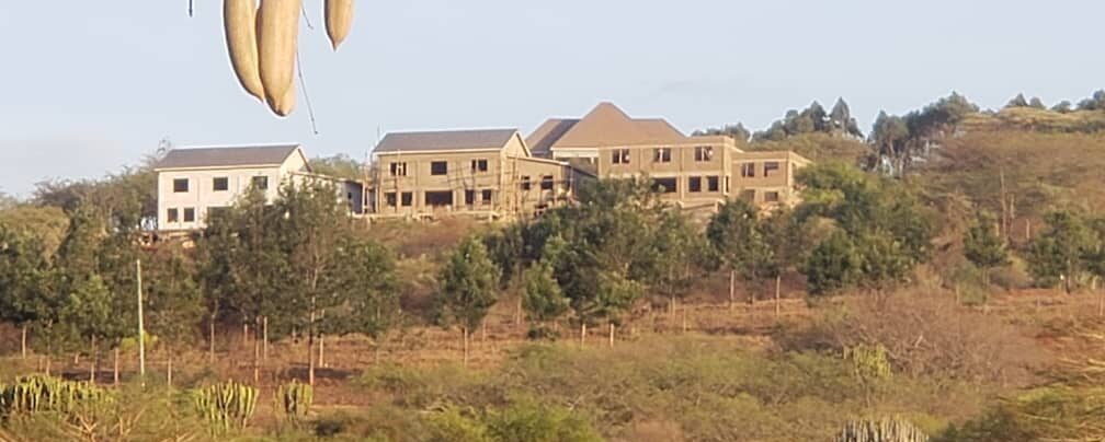 View of ecoVillage from the road
